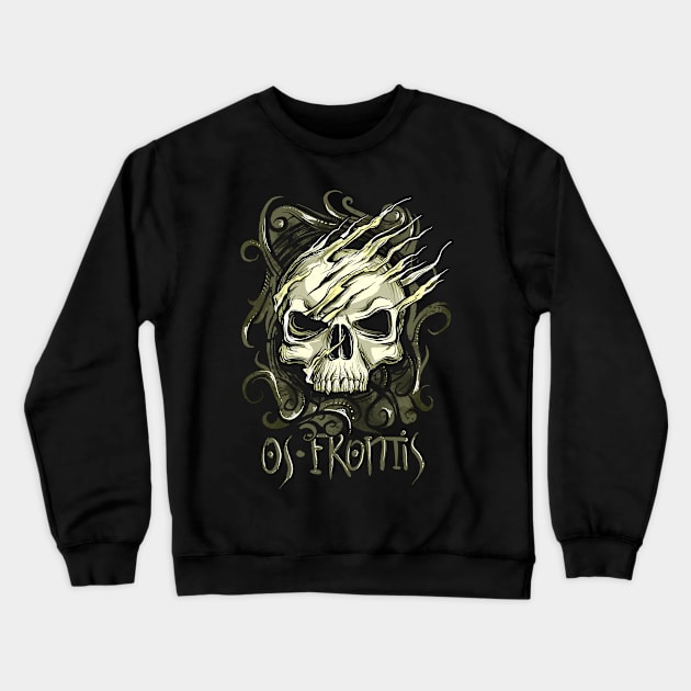 Skull Os Frontis Crewneck Sweatshirt by OsFrontis